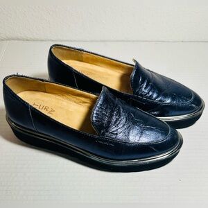 Naturalizer Loafers Women’s Shoes Size 5.5M Andie‎ Metallic Purple Blue Comfort